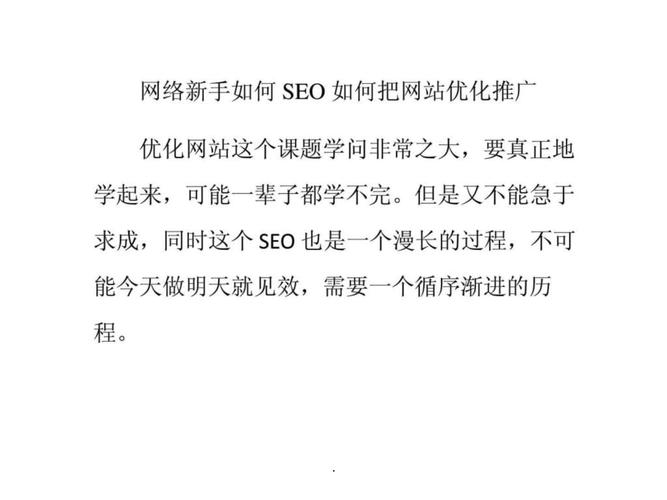 如何做seo网络推广?