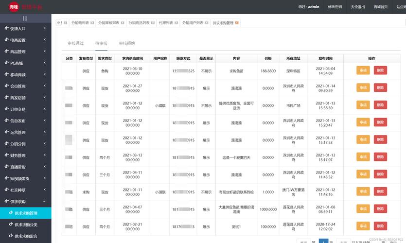 河北保定商城电商系统